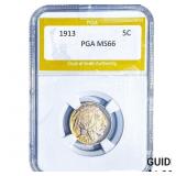 1913 Buffalo Nickel PGA MS66