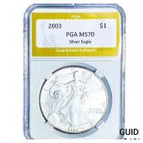 2003 Silver Eagle PGA MS70