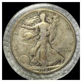 1921-S Walking Liberty Half Dollar NICELY CIRCULA
