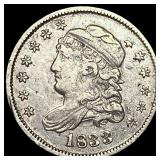 1833 Capped Bust Half Dime NEARLY  UNCIRCULATED