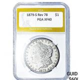 1879-S Rev 78 Morgan Silver Dollar PGA XF40