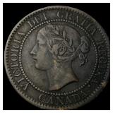 1859 Canada Large Cent Victoria NEARLY UNCIRCULATE