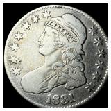 1831 Capped Bust Half Dollar NEARLY UNCIRCULATED