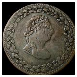 1812 Copper Halfpenny Token LIGHTLY CIRCULATED