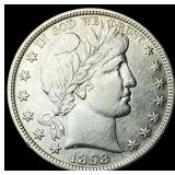 1898 Silver Half Dollar (Barber) CLOSELY UNCIRCULA