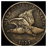 1857 Flying Eagle Cent LIGHTLY CIRCULATED