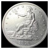 1876 Silver Trade Dollar CLOSELY UNCIRCULATED