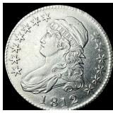 1812 Capped Bust Half Dollar CLOSELY UNCIRCULATED