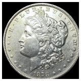 1878 Silver Morgan Dollar CLOSELY UNCIRCULATED