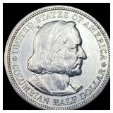 1893 Silver Columbian Half Dollar CLOSELY UNCIRCUL