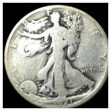 1921-D Silver Walking Liberty Half Dollar  NICELY