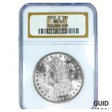1900-O Morgan Silver Dollar NGC MS65