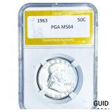1963 Franklin Half Dollar PGA MS64