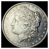 1889 Silver Morgan Dollar NEARLY UNCIRCULATED