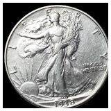 1938-D Silver Walking Liberty Half Dollar CLOSELY