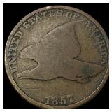 1857 Flying Eagle Cent LIGHTLY CIRCULATED