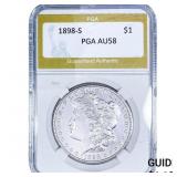 1898-S Morgan Silver Dollar PGA AU58