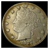 1912-D Liberty Head Nickel NEARLY UNCIRCULATED