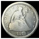 1875-S Silver Twenty Cents CLOSELY UNCIRCULATED
