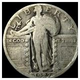 1927-D Silver Standing Liberty Quarter CLOSELY UNC