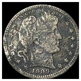 1909-D Silver Barber Quarter HIGH GRADE