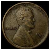 1911-S Lincoln Wheat Cent NEARLY UNCIRCULATED