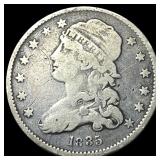 1835 Capped Bust Quarter NICELY CIRCULATED
