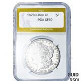 1879-S Rev 78 Morgan Silver Dollar PGA XF40