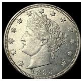 1883 Liberty Head Nickel No Cents CHOICE AU