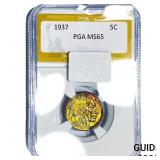 1937 Buffalo Nickel PGA MS65