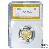 1937 Buffalo Nickel PGA MS65