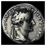 Roman Tiberius AD 14-37 Silver Denarius