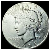 1935 Peace Silver Dollar CLOSELY UNCIRCULATED