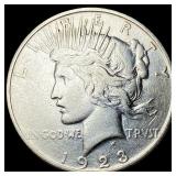 1923-S Silver Peace Dollar CLOSELY UNCIRCULATED