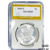 1904-O Morgan Silver Dollar PGA MS69