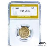 1937 Buffalo Nickel PGA MS65