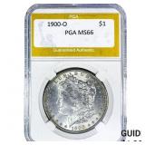 1900-O Morgan Silver Dollar PGA MS66