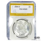 1904-O Morgan Silver Dollar PGA MS69