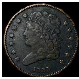 1835 Braided Hair Half Cent LIGHTLY CIRCULATED