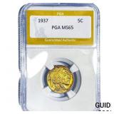 1937 Buffalo Nickel PGA MS65