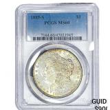 1885-S Morgan Silver Dollar PCGS MS60