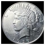 1927-S Silver Peace Dollar CLOSELY  UNCIRCULATED