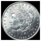 1884-O Silver Morgan Dollar GEM BU