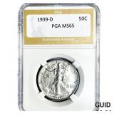 1934-D Walking Liberty Half Dollar PGA MS65