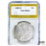 1889-O Morgan Silver Dollar PGA MS63