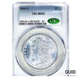 1904-O Morgan Silver Dollar CAC MS62