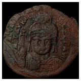 Constantinople Maurice Tiberius Bronze Follis