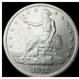 1878-S Silver Trade Dollar NEARLY  UNCIRCULATED