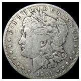 1901-S Silver Morgan Dollar LIGHTLY  CIRCULATED