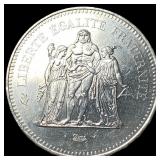 1978 France SIlver 50 Francs